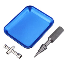 URUAV URT12 5 In 1 Cross Screw Sleeve Bearing Remover Hole Saw Cutter Scissors Screw Box DIY Repairing Tool For RC Model