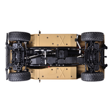 HG P408 Standard 1/10 2.4G 4WD RC Car U.S.4X4 Military Vehicle Truck w/o Battery Charger in Camouflage Yellow Color