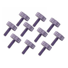 10Pcs RJXHOBBY M3x10mm Knurled Head Flat Point Fully Threaded Thumb Screw Fastener 