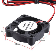 40mmx40mmx10mm DC 12V 0.08A DIY Brushless Cooling Cooler Anti-fog Fan JST-XH 2.5mm 2P Wire for RepRap i3 DIY 3D Printer FPV Goggles Transmitter
