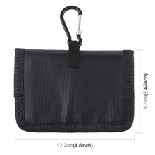 PULUZ Lithium Battery Explosion-proof Safety Protection Storage Bag with Carabiner for GoPro / DJI OSMO ACTION Camera Battery