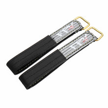 2Pcs RJX FPV AF 230x20mm 3M Fiber Black Plastic/Metal Buckle Battery Strap