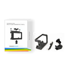 Rabbit Cage Vlog Camera Protective Case Frame Aluminum Alloy Shell frame For DJI Osmo Action Cam Multifunctional Extension Accessories