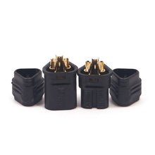 Amass MT30 2mm Banana Plug Three-hole Connector Black Male & Female 1 Pair