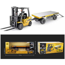 HuiNa 578 1/10 Flatbed Trailer Diecast Alloy Metal Plastic Toy Car Gift Collection