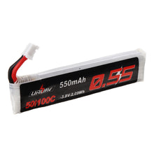 5Pcs URUAV 3.8V 550mAh 50/100C 1S HV 4.35V PH2.0 Lipo Battery for Emax Tinyhawk Kingkong/LDARC TINY Tinyhawk S Eachine Trashcan