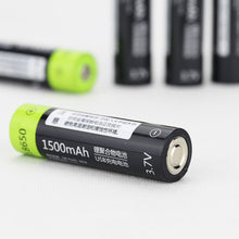 ZNTER 18650 3.7V 1500mAh USB Rechargeable 18650 Lipo Battery