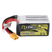 TATTU R-LINE Version 3.0 22.2V 1300mAh 120C 6S1P Lipo Battery XT60 Plug for iFlight TurboBee 120RS