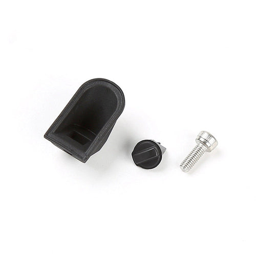 Black Rubber Plastic Fuel Tank Cap Cover for TRX-4 Traxxas Crawler Rc Car Parts 