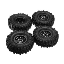 4Pcs AUSTAR AX-4020 1.9 Inch 110mm RC Car Tires With Hub For 1/10 D90 SCX10 CC01 RC Car Crawler