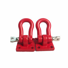Trailer Hook Chain Tow Buckle Rescue Buckle for 1/10 Axial SCX10 90046 RC4WD D90 CC01 Rc Car Parts