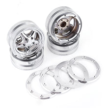 4PCS 1.9 Inch Aluminum Alloy Wheel Hub for 1/10 TRX4 SCX10 D90 RC Crawler Car Parts