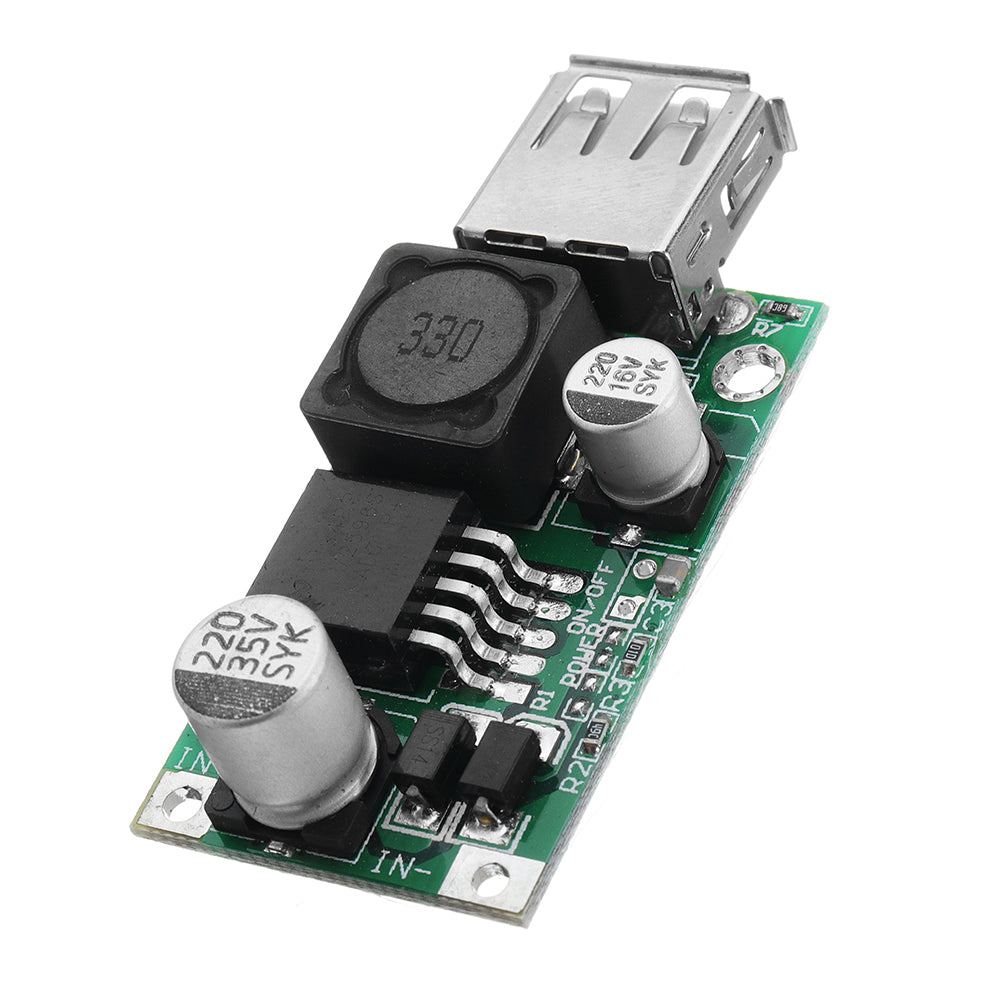LM2596S DC-DC Step Down Module Input 12V-35V Output 5V for USB/Mobile Phone Charging