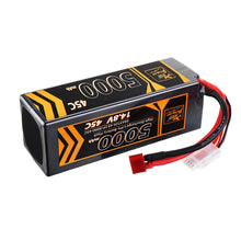 ZOP Power 14.8V 5000mAh 45C 4S Lipo Battery T Plug for RC Drone