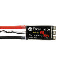 Favourite FVT CloundPhoenix 50A BLheli_32 3-6S DShot1200 Brushless ESC for RC Drone FPV Racing