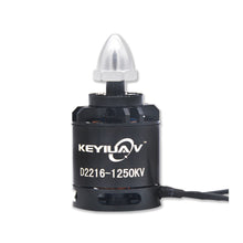 KEYIUAV D2216-1250KV Brushless Motor for RC Airplane Aircraft Fixed Wing CCW-Black/CW-Silver