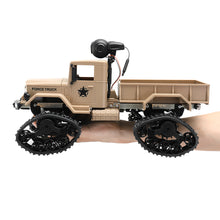 Fayee FY001 1/16 2.4G 4WD Rc Car 720P 0.3MP WIFI FPV Brushed Off-road Military Truck W/ LED Light 