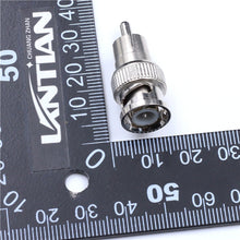 2 PCS BNC Male to RCA Female AV Extend Cable Connector FPV Video Audio Adapter