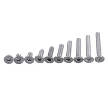 200Pcs M3 304 Stainless Steel DIN7991 Flat Head Screw Countersunk Hex Socket Cap Bolt for RC Model