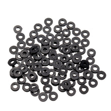 100Pcs M2 M2.5 M3 Black Plastic Nylon Washer Plated Spacer for RC Model