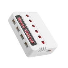 6Pcs ZOP POWER 3.7V 750mAH 30C 1S Lipo Battery JST Plug With Charger For RC Model