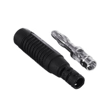 Amass 4mm Banana Bullet Connector Plug Nickel Plated Black/Red Color for Adapter Cable