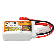 ZOP Power 11.1V 850mah 70C 3S  Lipo Battery JST Plug