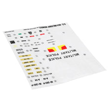 HG P408 1/10 RC Car Model Spare Parts DIY Stickers Decals Sheet for Military Green & Camouflage Body 