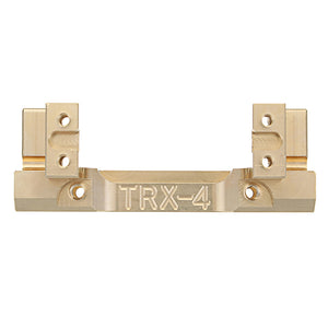 1PCS Traxxas TRX-4 RC Car Spare Parts Front Bumper Mount Gold Servo Moving Bracket Holder