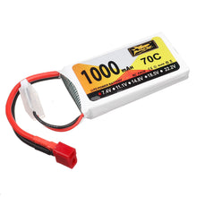 ZOP Power 7.4V 1000mAh 70C 2S Lipo Battery T Plug for Wltoys V912 V912 V262 V353 Helicopter