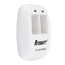 RYDBATT JBC005-01 2 Slots LED Display Battery Charger for 9V Lipo Battery 