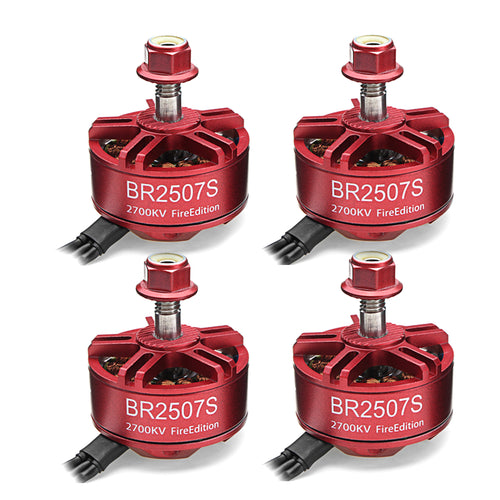 4X Racerstar 2507 BR2507S Fire Edition 2700KV Brushless Motor For RC Drone FPV Racing Frame