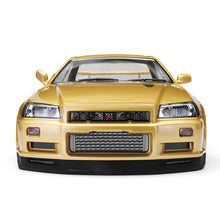 Killerbody 48645 NISSAN SKYLINE (R34) Finished Body Shell Champaign-gold for 1/10 Touring Car