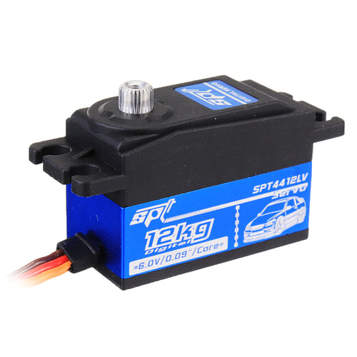 SPT Servo SPT4412LV 12KG Digital Servo Large Torque Metal Gear Short Body For RC Airplane Car Boat