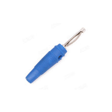 Amass 5 Colors 4mm Nickel Plated Copper Banana Plug Connector With PVC Rubber Sheath