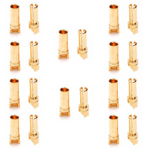 10 Pairs Amass 3.5mm Banana Plug AM-1001C Male & Female For RC Models