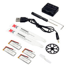 XK K110 Blast 6CH Brushless 3D6G System RC Helicopter BNF With 4 Pcs Battery