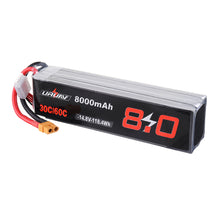 URUAV 14.8V 8000mAh 30/60C 4S Lipo Battery XT60 Plug for RC Quadcopter FPV Drone