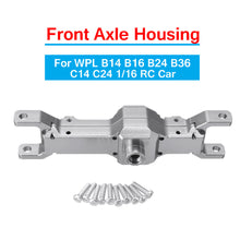 Metal Front Middle Front Bridge Axle Shell Set For WPL HengLong 1/16 Military Truck RC Car Part