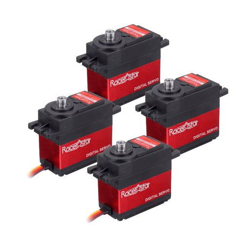 4PCS Racerstar DS6208MG 8.2KG 120° Metal Gear Digital Servo For 1/10 RC Car Robot