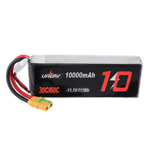 URUAV 11.1V 10000mAh 30/60C 3S Lipo Battery XT90 Plug for FPV RC Quadcopter Agriculture Drone