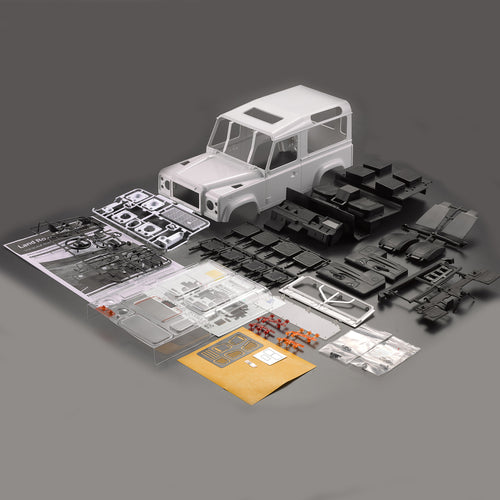 Killerbody 1/10 Hard RC Car Body Shell For Land Rover Defender D90 Kit DIY Axial SCX10 RC4WD 