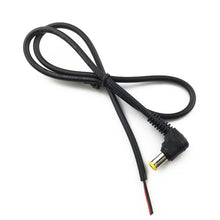 DC 1m 5.5/2.1mm 22AWG L Shape Male Power Extension Cable Wire