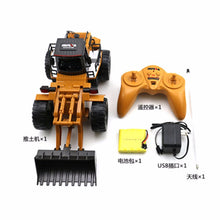 HuiNa Toys1520 Six Channel 1/18RC Metal Bulldozer Charging RC Car