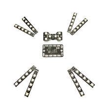 8 Pcs TransTEC 5 LED Strip Light MUC Controller Board & Tail LED Light with Loud Buzzer for RC Drone