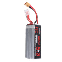 URUAV 22.2V 6000mAh 75C 6S Lipo Battery XT90 Plug for 700 Helicopter 70-90mm Airplane