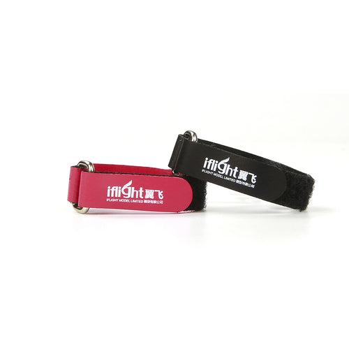 10Pcs iFlight 10X130mm Battery Strap Metal Buckle Patent leather Red for RC Lipo Battery 