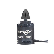 KEYIUAV D2216-1250KV Brushless Motor for RC Airplane Aircraft Fixed Wing CCW-Black/CW-Silver