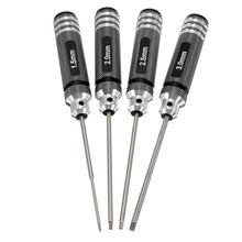 4Pcs AZLRC ONERC Hex Driver H1.5/H2.0/H2.5/H3 Screwdriver Tool Set Black