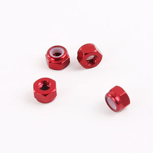 10Pcs M3 Manual Knurled Thumb Aluminum Alloy Screw Nut Spacer Flat Washer